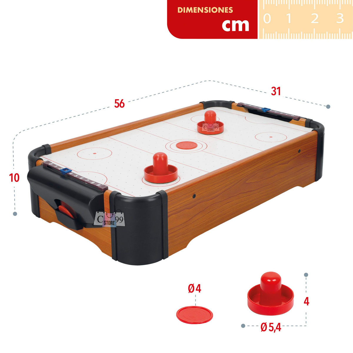 Juego De Hockey Mesa De Niños Y Adultos